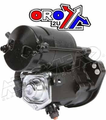 STARTER MOTOR HD 1.2 KW 89-06, HARLEY DAVIDSON, BLACK, ARROWHEAD SHD0006 - Image 2