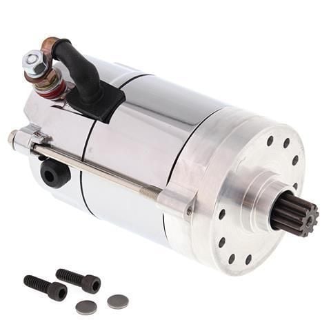 STARTER MOTOR HD 1.4 KW 66-88, HARLEY DAVIDSON, CHROME 10-24, ALLBALLS 80-1006
