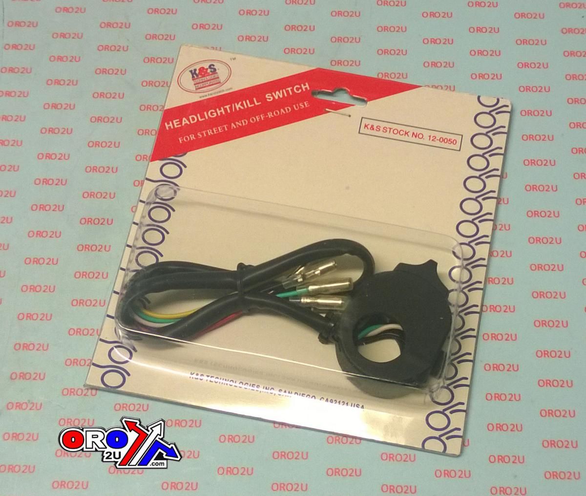 SWITCH HEADLIGHT & KILL KS12-0050, K&S 12-0050 - Image 4