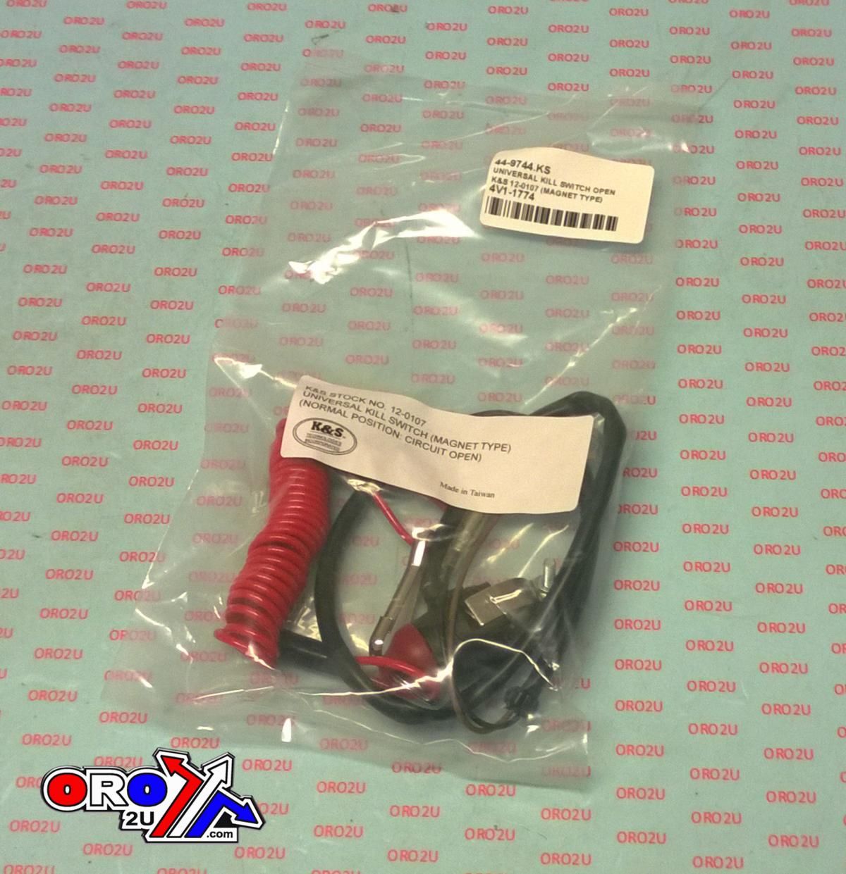 UNIVERSAL KILL SWITCH OPEN, K&S 12-0107 (MAGNET TYPE)