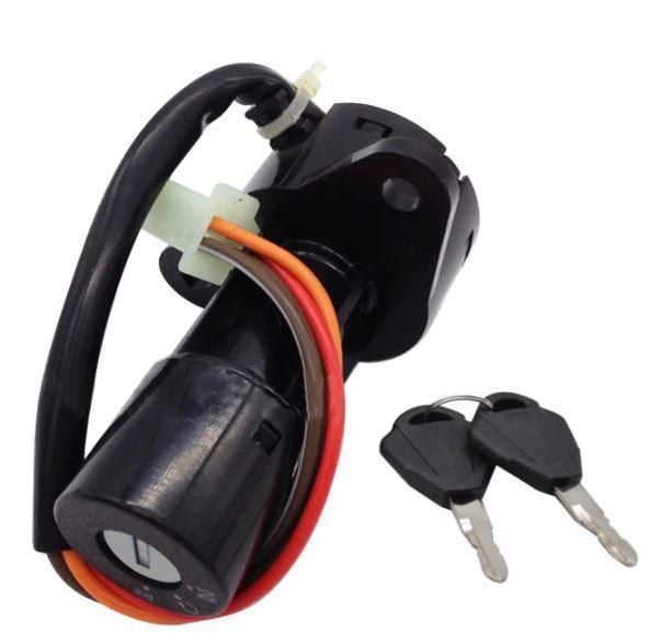 Ignition Switch 4 Wire Lock With 2 Keys, Suzuki GS125 - Image 2