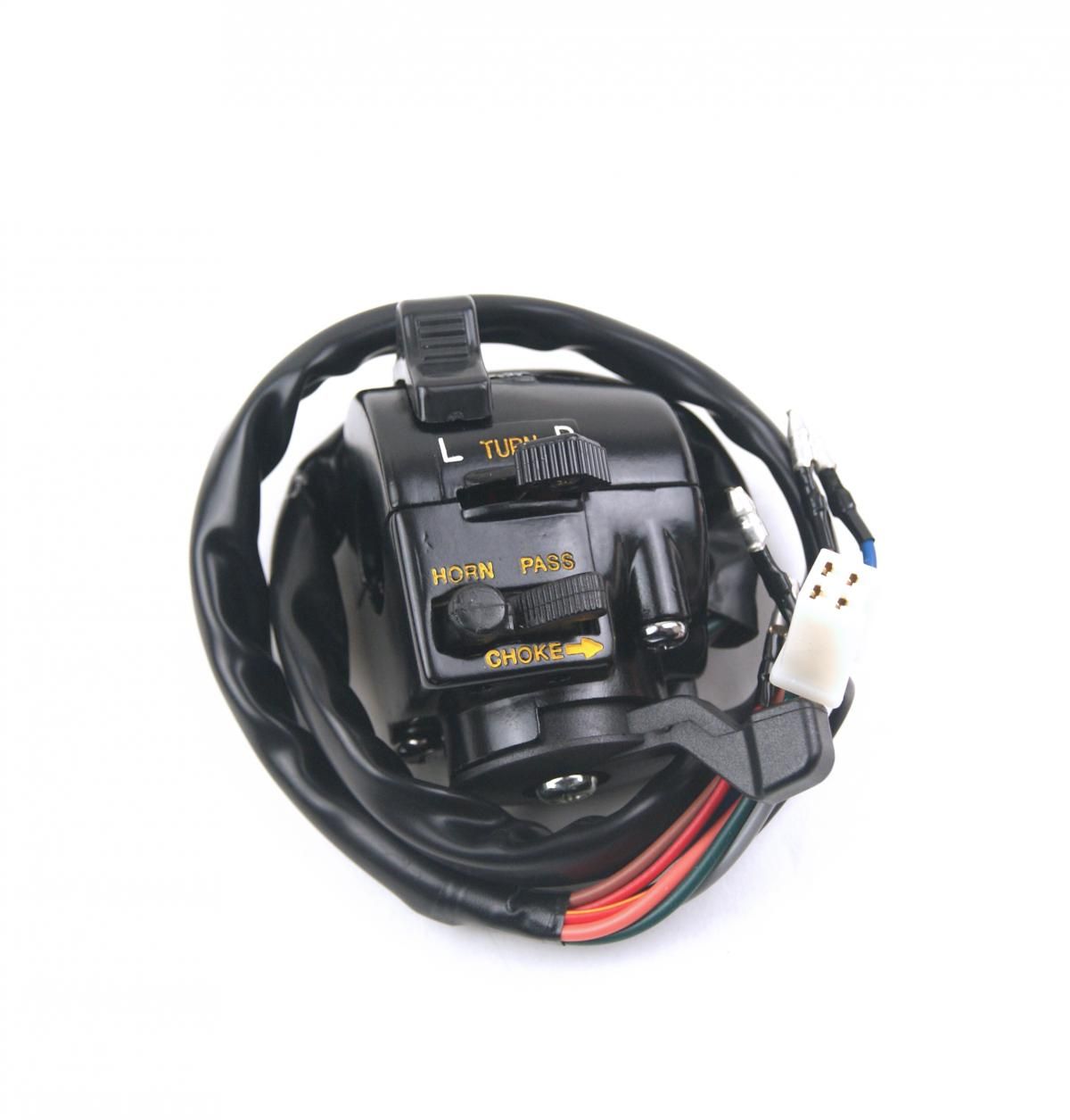 HANDLEBAR SWITCH - LEFT, 46091-047 KAWASAKI 1973 H1-D 1974 H1-E 1975 H1-F 1975 H2-C (MACH IV) 1976 KH250-A5 1976 KH400-A3 19, MC-01A05 - Image 2