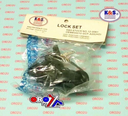 SWITCH IGNITION OFF ON, 35010-GCF-A20 HONDA CRF XR, KS12-0061 OFF=OPEN RED-CLOSE