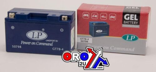 BATTERY LT7B-4 12V 6.5Ah GEL, LANDPORT 50798, MG LT7B-4, MG GT7B-4, (SAME AS YT7B-BS)