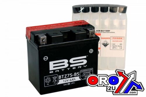 BATTERY YTZ7S-BS 12V MA.FREE, BS Maintenance Free BTZ7S-BS, 300695, BS-BTZ7S-BS