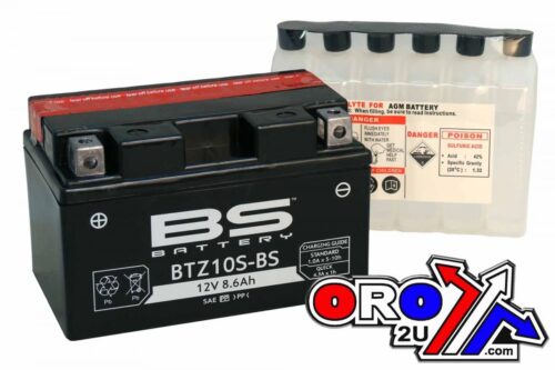 BATTERY YTZ10S-BS 12V MA.FREE, BS Maintenance Free BTZ10S-BS, 300696, BS-BTZ10S-BS