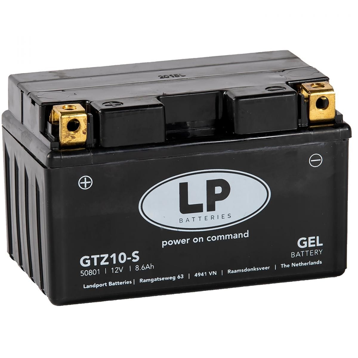 BATTERY GTZ10-S 12V 8.6Ah GEL, LANDPORT 50801, MG LTZ10-S, MG GTZ10-S - Image 2