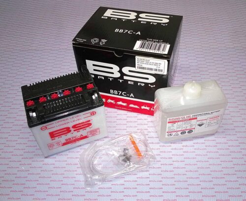 BATTERY YB7C-A 12V 8Ah BS, BS WITH ACID PACK BB7C-A, 310593	BS-BB7C-A