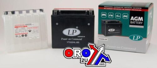 BATTERY LTX20HL-BS MA.FREE, LANDPORT 12V Maintenance Free, MA LTX20HL-BS