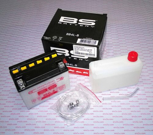 BATTERY YB7-A 12V 8Ah BS, BS WITH ACID PACK BB7-A, 310592,	BS-BB7-A