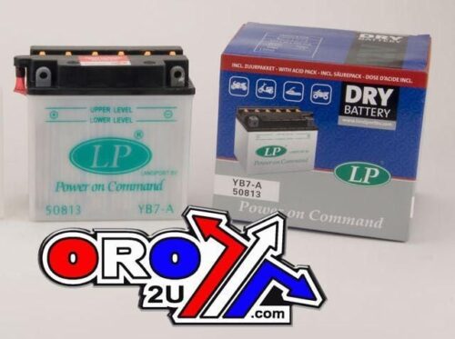 BATTERY LB7-A 12V 8HR. DRY, LANDPORT 50813, MB YB7-A