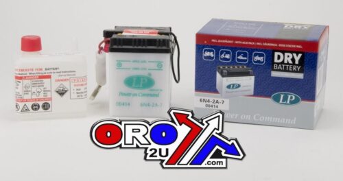 BATTERY 6N4-2A-7 6V 4AH, LANDPORT WITH ACID PACK, ROAD, MC MA 6N4-2A-7