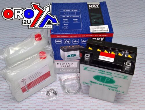 BATTERY HYB16A-A 12V 16Ah, LANDPORT WITH ACID PACK, ROAD, MC, MD HYB16A-A