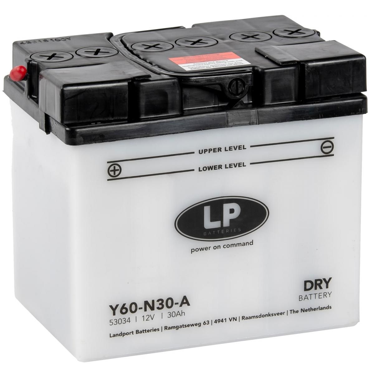 BATTERY Y60-N30-A 12v 30Hh DRY, MB Y60-N30-A, ROAD, MC - Image 2