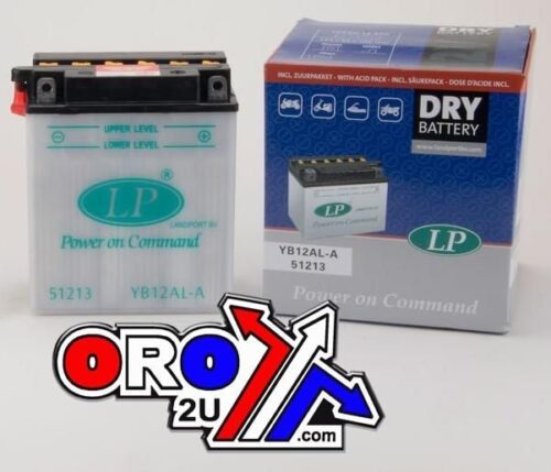 BATTERY LB12AL-A 12V 12Ah DRY, LANDPORT 51213, MB YB12AL-A