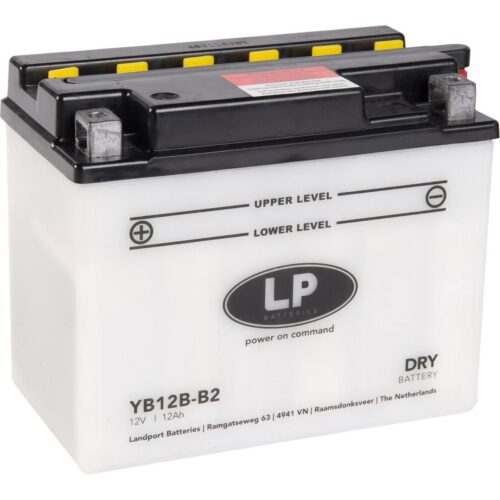 BATTERY YB12B-B2 12V 13Hh DRY, LANDPORT 51212 DRY, MB YB12B-B2