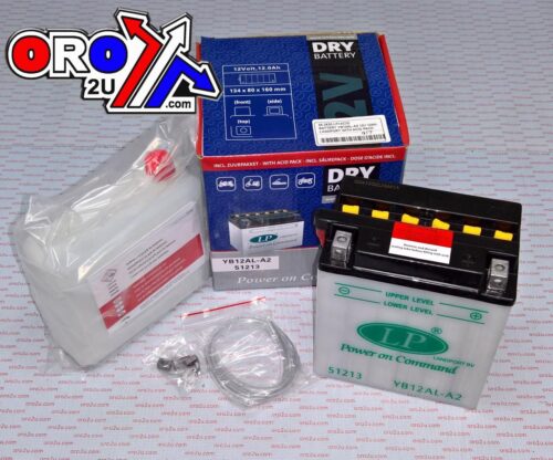 BATTERY LB12AL-A2 12V 12Ah., LANDPORT WITH ACID PACK, ROAD, MC MA YB12AL-A2
