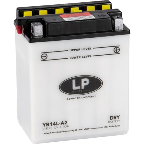 BATTERY YB14L-A2 12V 14Ah. DRY, LANDPORT 51411, MB YB14L-A2