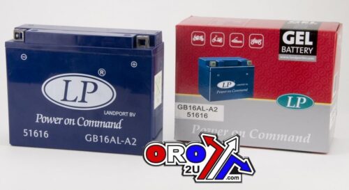 BATTERY LB16AL-A2 12V 16Ah GEL, LANDPORT 51616, MG LB16AL-A2, MG GB16AL-A2, (SAME AS YB16AL-A2)