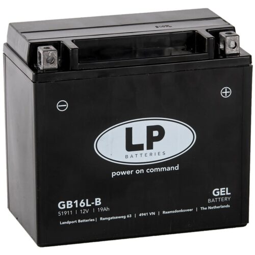 BATTERY LB16B 12V 16Ah. GEL, LANDPORT 51912, MG LB16B, (SAME AS YB16B) MG GB16B