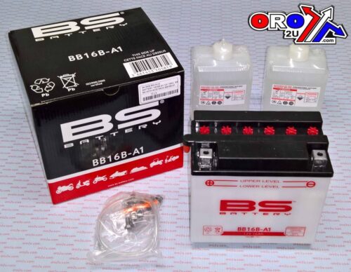 BATTERY YB16B-A1 12V 16Ah. BS, BS WITH ACID PACK BB16B-A1, 310581, BS-BB16B-A1