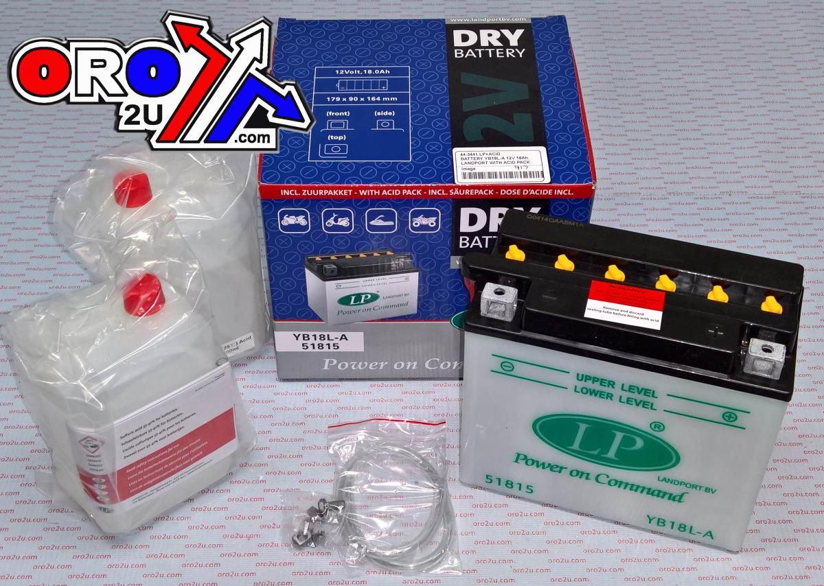 BATTERY YB18L-A 12V 18Ah., LANDPORT WITH ACID PACK, ROAD, MC MA YB18L-A, MD LB18L-A - Image 2