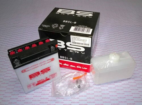 BATTERY YB5L-B 12V 5Ah BS, BS WITH ACID PACK BB5L-B, 310591, BS-BB5L-B