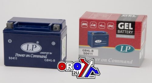 BATTERY LB4-3 12V 4Ah GEL, LANDPORT 50411, MG LB4L-B, MG GB4L-B, 44-3444 (SAME AS YB4L-B)