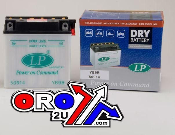 BATTERY YB9B 12V 9Ah. DRY, LANDPORT 50914, MB 12N9-4B-1 - Image 2