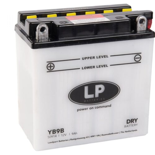 BATTERY YB9B 12V 9Ah. DRY, LANDPORT 50914, MB 12N9-4B-1
