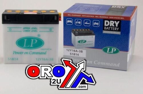 BATTERY 12Y16A-3B 12V 19Ah DRY, LANDPORT 51814 MB 12Y16A-3B