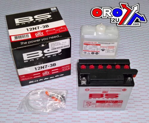 NLA, BATTERY 12N7-3B 12V 7Ah., BS WITH ACID PACK 310534,	BS-12N7-3B