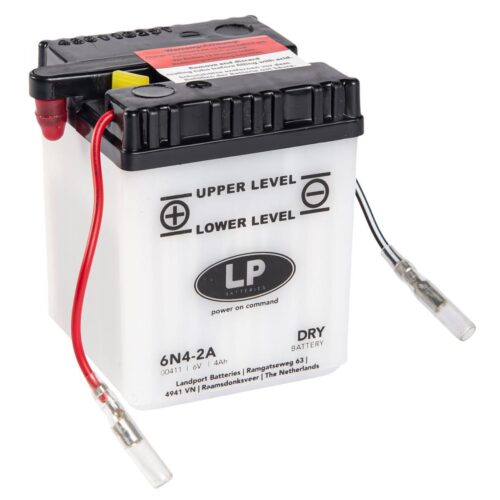 BATTERY 6N4-2A 6V 4Ah. DRY, LANDPORT 00411, ROAD, MC MB 6N4-2A