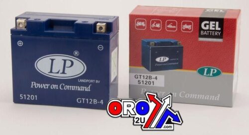 BATTERY LT12B-4 12V 11Ah GEL, LANDPORT 51201, MG LT12B-4, MG GT12B-4, 44-3516.LP.GEL YT12B-4