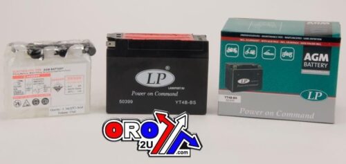BATTERY LT4B-BS 12V 2.3Ah, LANDPORT 50399 MAINTENAN FREE, YT4B-5 AGM, MA LT4B-BS, MB LT4B-BS
