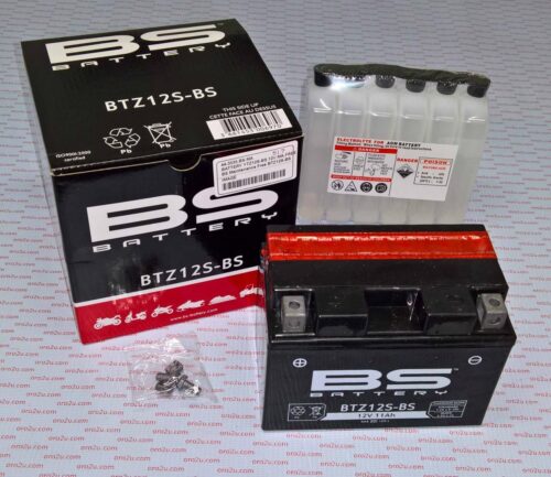 BATTERY YTZ12S-BS 12V MA.FREE, BS Maintenance Free BTZ12S-BS, 300697, BS-BTZ12S-BS