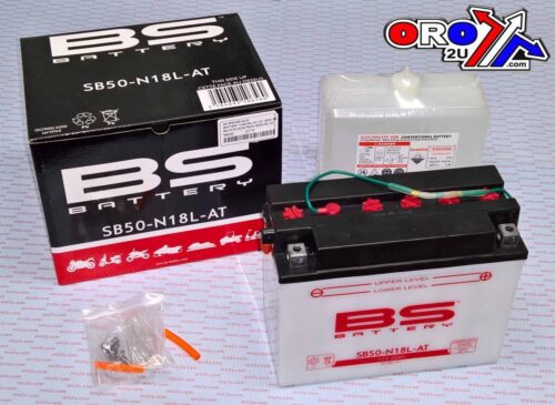 BATTERY Y50N18L-A2 12V 20Ah BS, BS WITH ACID PACK B50N18L-A2, 310656, BS-B50N18L-A2