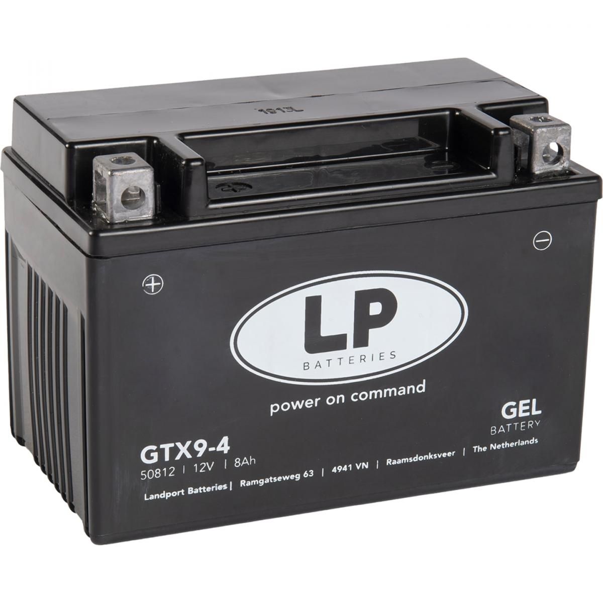 BATTERY GTX9-4 (GTX9-BS) 12V 8Ah. GEL, LANDPORT 50812, MG LTX9-4, MG GTX9-BS, YTX9-BS - Image 2