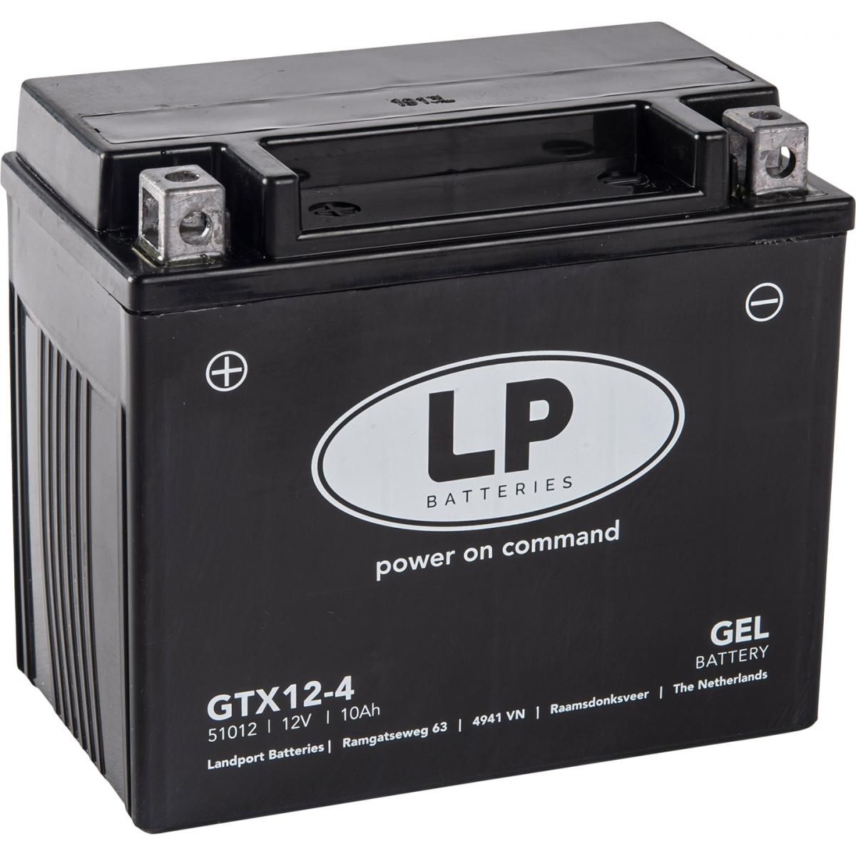 BATTERY GTX12-4 (GTX12-BS) 12V 10Ah GEL, LANDPORT 51012, MG LTX12-4, MG GTX12-BS, MG GTX12-4 - Image 2