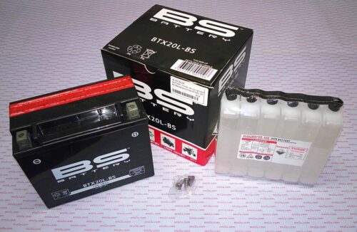 BATTERY YTX20L-BS 12V M.FREE, BS Maintenance Free BTX20L-BS, 300610	BS-BTX20L-BS