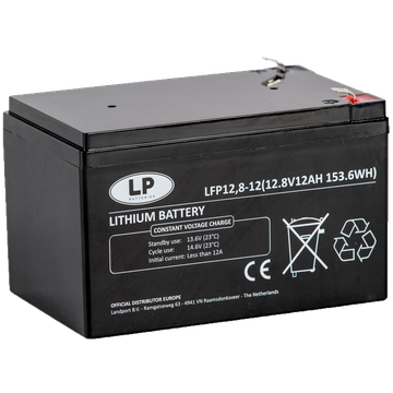 BATTERY LITHIUM 12V LFP12-12, 12AH 12V LITHIUM LiFePO4 1.7Kg, L 152 x W 99 x H 96