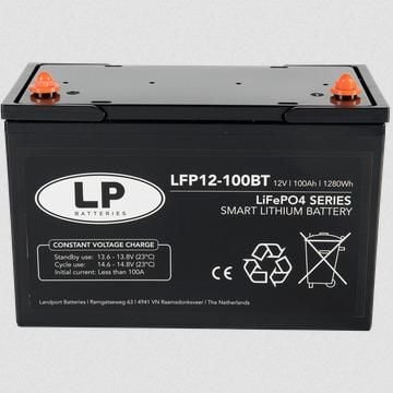 BATTERY LITHIUM 12V LFP12-100BT 100AH 12V LITHIUM LiFePO4 11.2Kg L 330 x W 173 x H 212