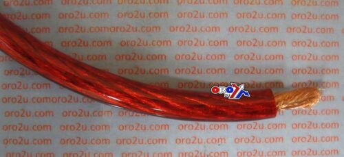 10mm RED CABLE 500mm EACH, 25mm2 / 170AMPS