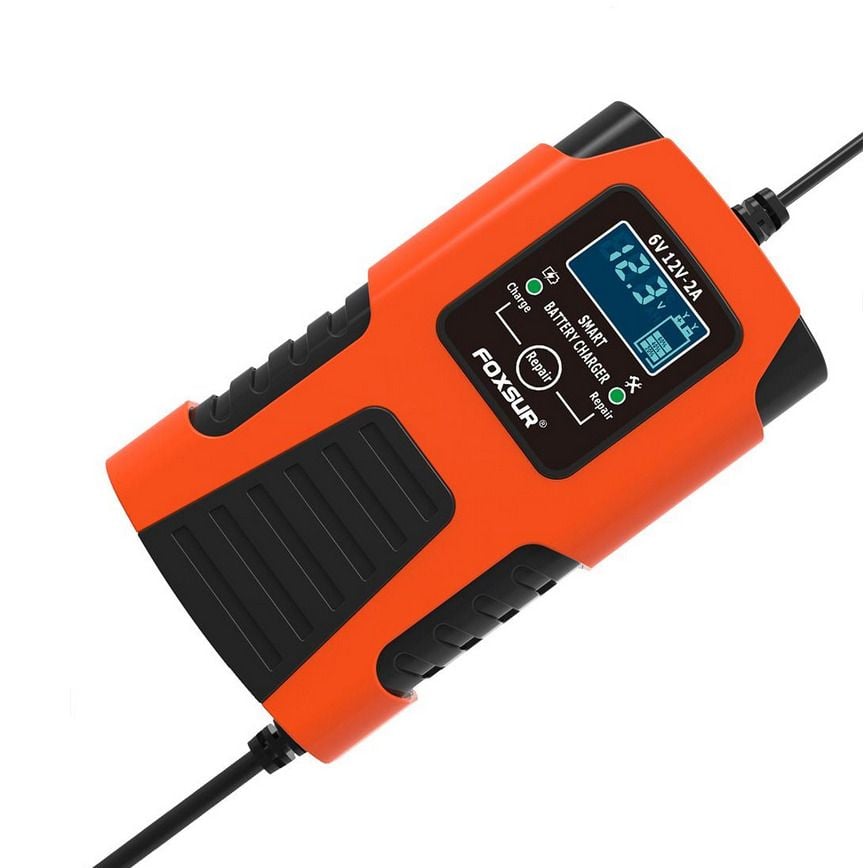 BATTERY CHARGER 12V / 6V 2A, REPAIR MODE RE-ENERGISE BATTERIES