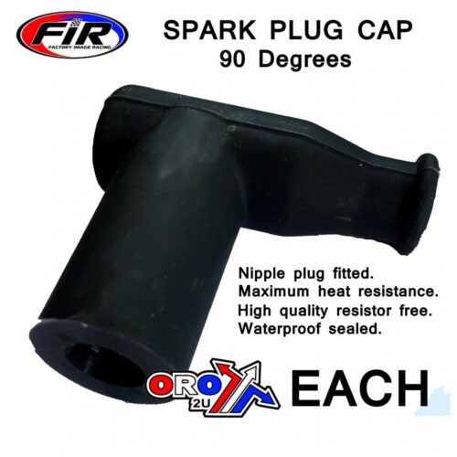 SPARK PLUG CAP RUBBER BLACK, 01-109-24