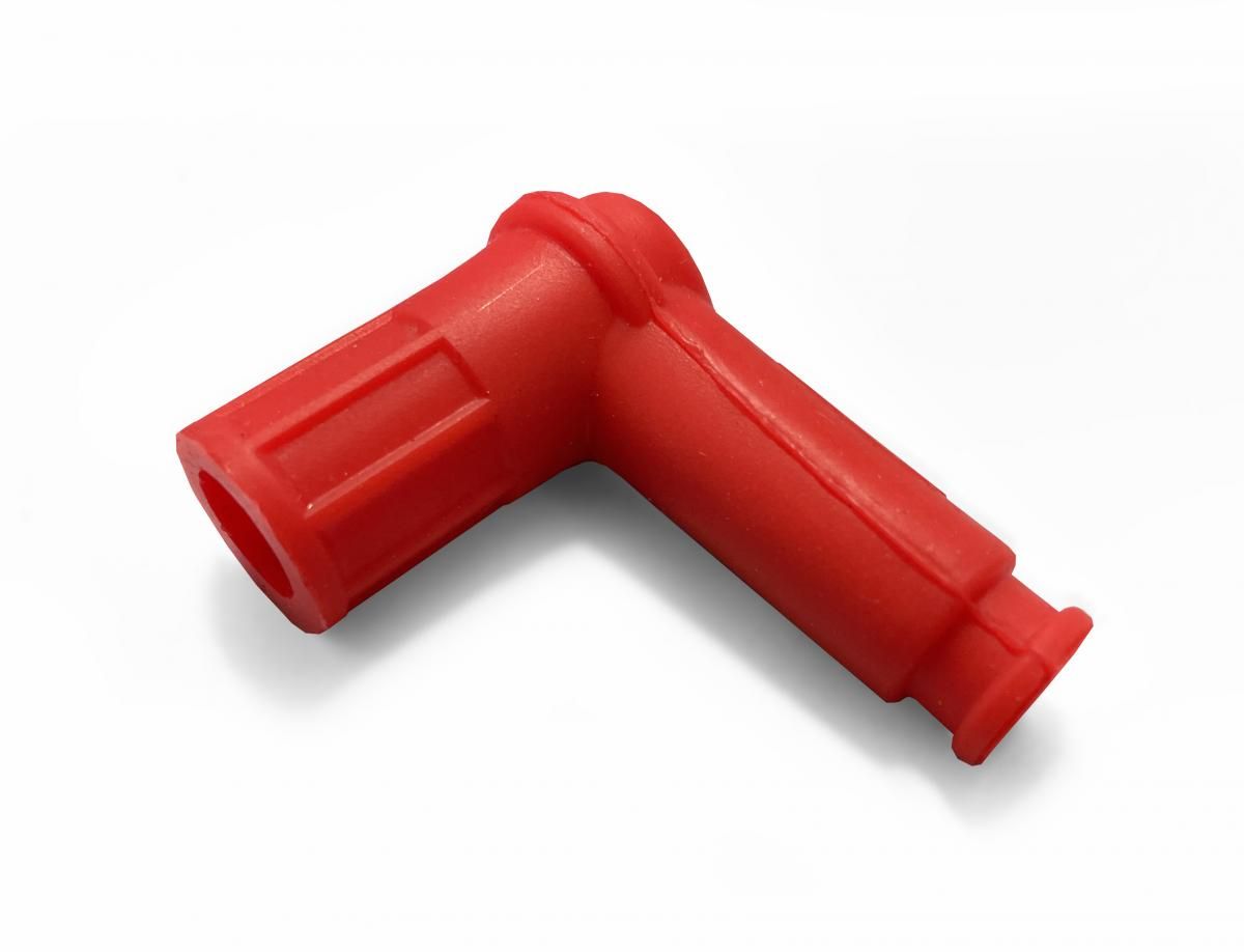 RED 90* UNIVERSAL SPARK PLUG CAP RUBBER - Image 2