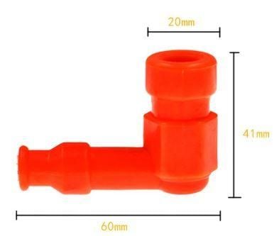 SPARK PLUG CAP RUBBER RED UNIVERSAL - Image 3
