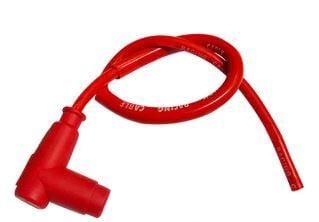Spark Plug Iridium Power Cable & Cap, 49.5cm Length Ignition Line Engine Starting WITH SPLICER