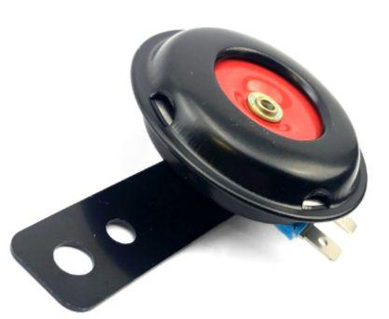 HORN 12V SMALL 65mm BLACK, 105db Loud Tone Sound