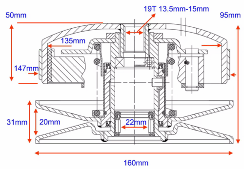 CLUTCH ASSEMBLY HONDA CF CN 250 MOTO 250 SCOOTER BUGGY MOPED
